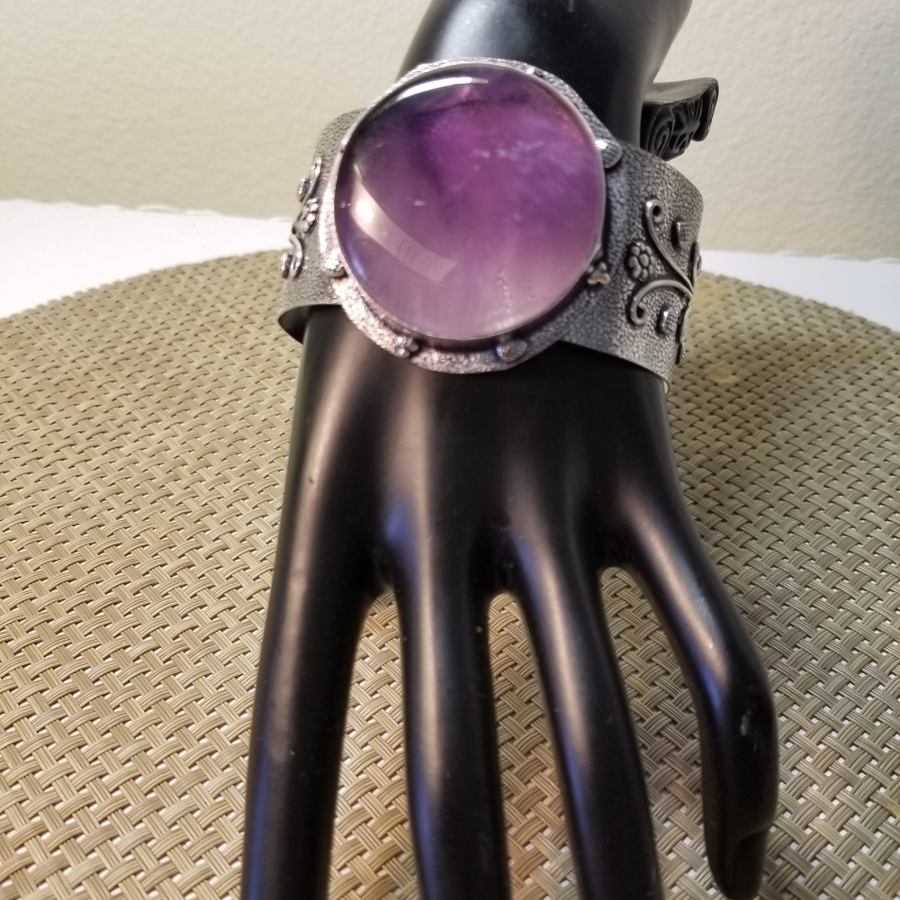 Sterling AMETHYST BRACELET NWOT